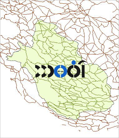 شیپ فایل راه های ارتباطی استان فارس